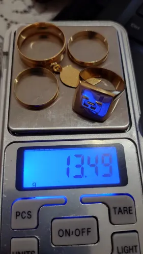 Ouro 18k para derreter . Valor por grama.