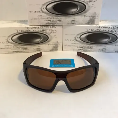 Óculos de sol oakley batwolf brown lentes polarizadas