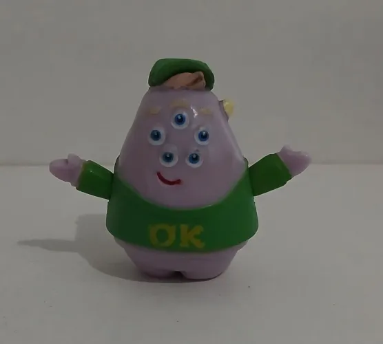 BONECO MINIATURA PIXAR UNIVERSIDADE MONSTROS SA ESGUICHO
