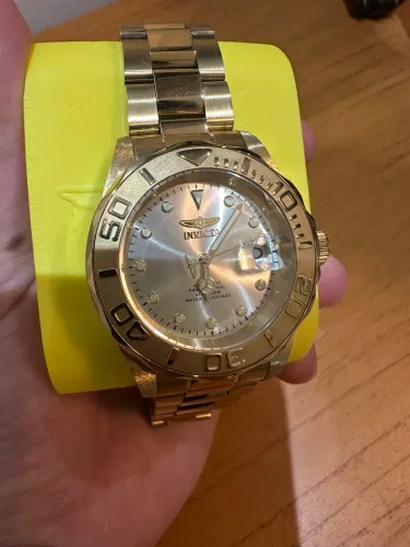 Invicta Pro Diver 17054 Automático Dourado - Original com Caixa