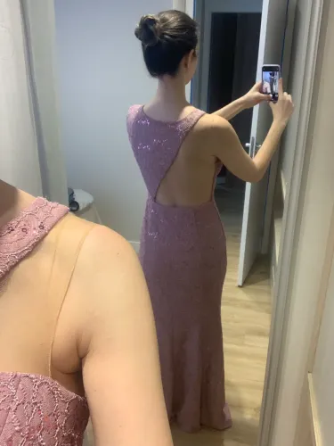 Vestido de madrinha na cor rose