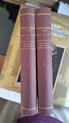 2 Tomos. Charles Darwin. Diario del viaje de un naturalista alrededor del mundo, 1921