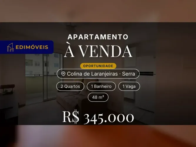 Colina de Laranjeiras: Apartamento 2 quartos com segurança e lazer para toda a família