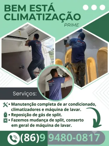Split,ar condicionado, máquina de lavar, climatizadores 