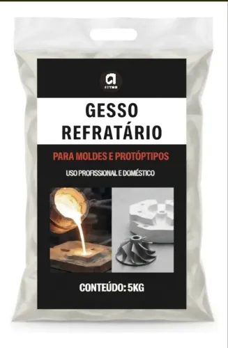Gesso Refratário Para Moldes E Protótipos 5kg