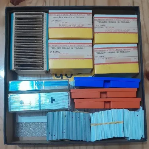 Slides Fotográfico 349 Peças - Película Projetor Anos 1960
