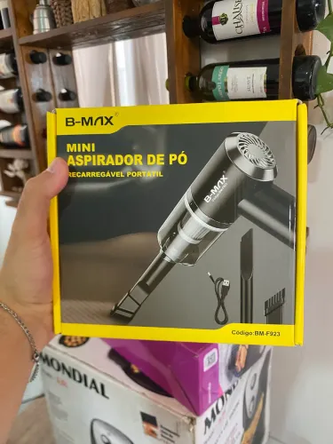 Aspirador de Pó portátil Bamax bateria recarregavel novo lacrado 