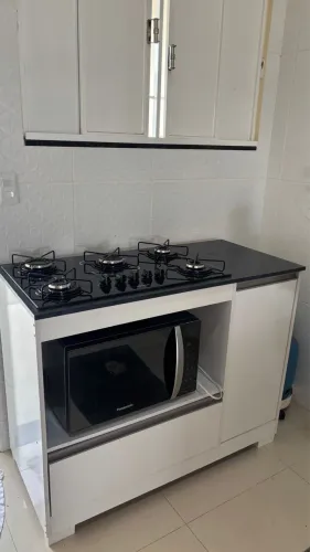 Balcão com fogão Cooktop 5 bocas