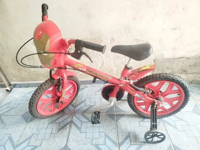 Bicicleta Usada Aro 16 Bandeirante Modelo Iron Man