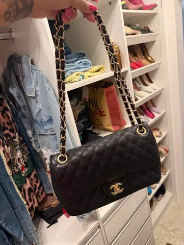 Chanel italiana couro legítimo