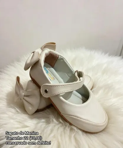Sapato Menina Tem Tamanho 19/2- 22 - 23