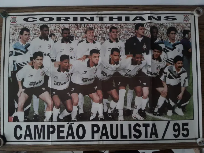 Pôster Corinthians - Campeão Paulista 1995