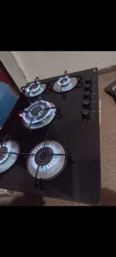 Fogão Cooktop 5 bocas conservado