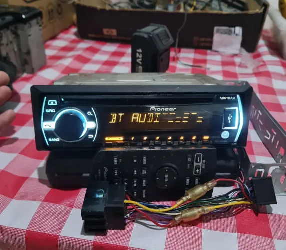 Toca cd pioneer top completo Bluetooth subwofer multicolor mixtrax FAÇO TROCAS E ENTREGAS 