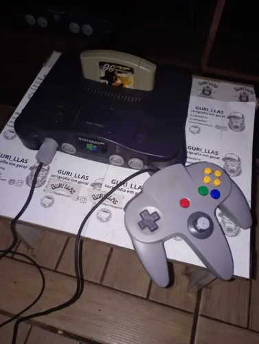 Nintendo 64 completo funcionando perfeitamente 