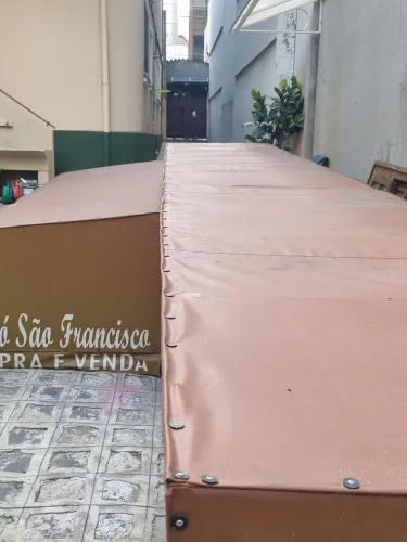 Toldo em metalon e lona(usado)