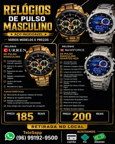 Relógios Masculino de pulso
