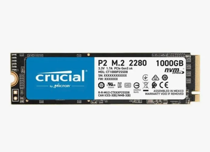 Ssd nvme crucial 1tb