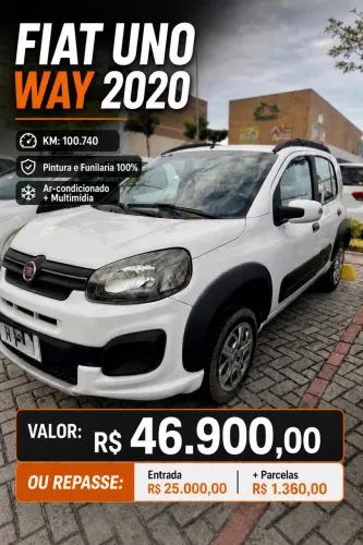 Fiat Uno WAY 1.0 Flex 6V 5P 2020