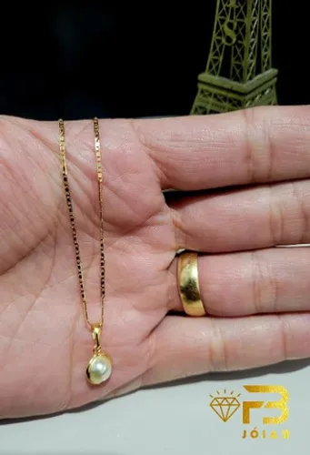 Corrente Ouro 18k Malha Piastrine (Feminino)