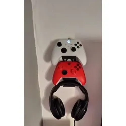 Suporte De Parede Para 2 Controles E 1 Headset De Xbox Ps3 Ps4