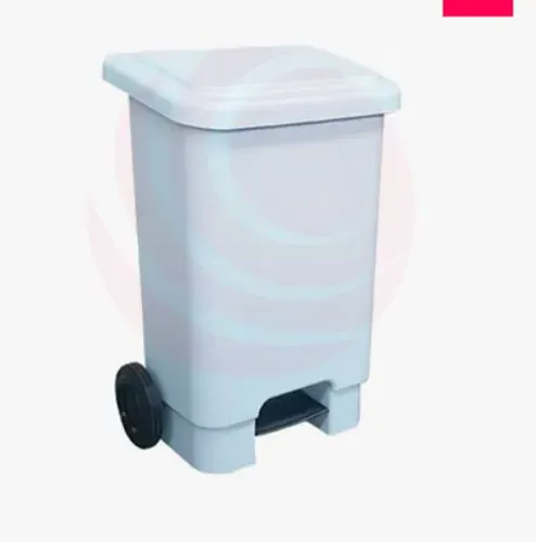 Lixeira 100L com pedal e rodas New Age 