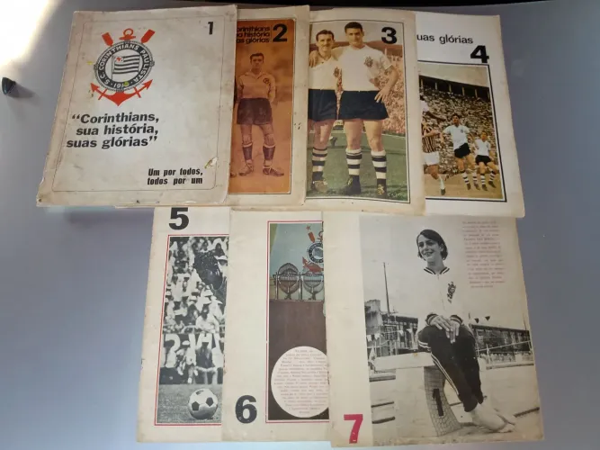 Coleção de revistas antigas do Corinthians