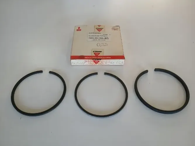 Jogo de anéis de segmento 0,25 para motor Agrale M90.
