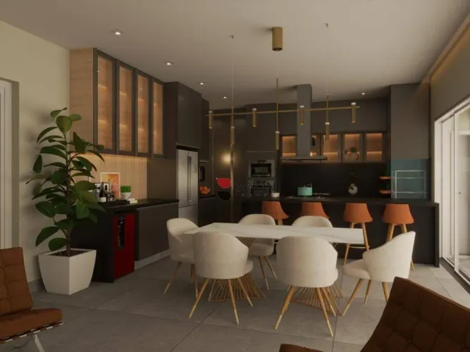 Sobrado Alto Padrão com 222m², 4 quartos/suítes no Condomínio Jardim Sul I Imobiliária em