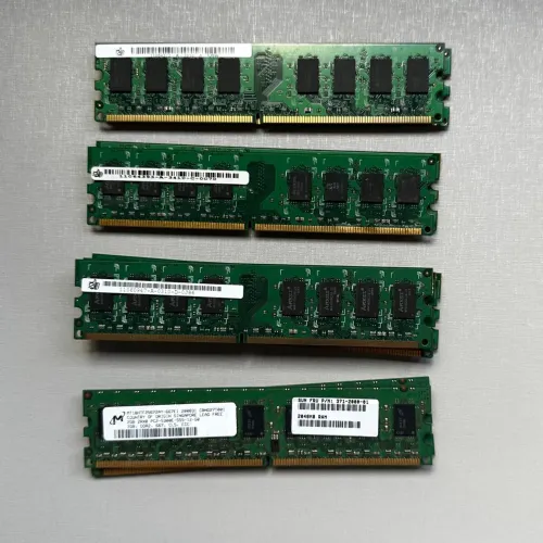 Memória Ram ddr2 2gb e 1gb