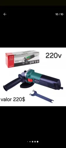 Esmerilhadeira dwt 650W 220v novo entregamos 