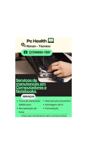 Manutenção de Computadores e Notebooks