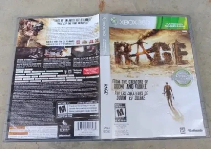 Rage Midia Fisica 3 Dvds Originais Para Xbox 360