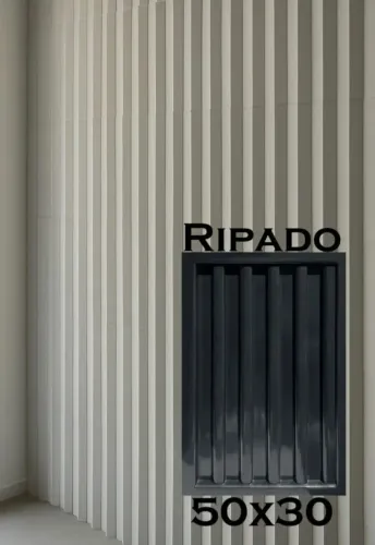 Forma Ripado 50x30cm p/ Placa Gesso 3D