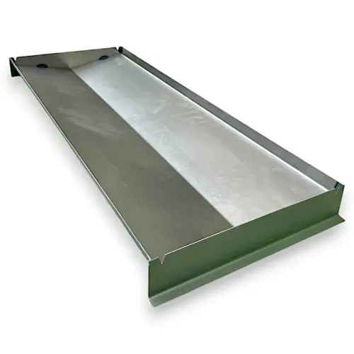 Forma De Aço para fazer bloco de Chapéu Trapézio Pingadeira casinha 30cm X 1,0m - Muros