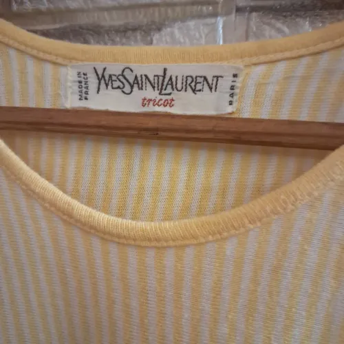 Blusa Feminina Vintage Original YSL Yves Saint Laurent Anos 70 - Tam P