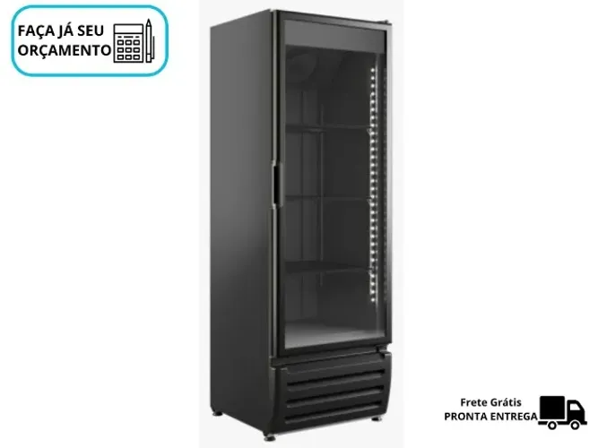 Freezer Vertical 500 Litros Porta de Vidro Braslar