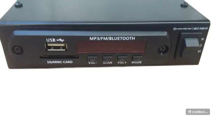 Radio Mp3 FM USB Cartão de Memória e Bluetooth