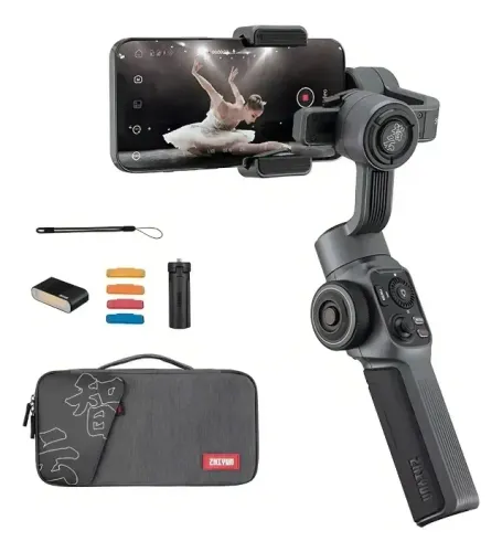 Estabilizador Zhiyun Smooth 5 Combo Cardan Gimbal Para Smartphone Profissional