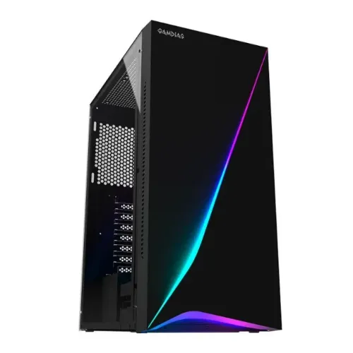 Gabinete Gamer Gamdias Argus E5 Com Led Rgb Frontal - ATX, Micro-ATX e Mini-ITX - WZetta