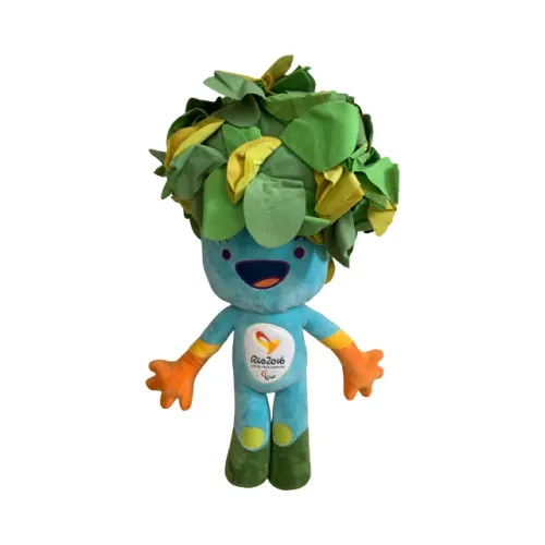Pelúcia Tom mascote Jogos Paralímpicos Rio 2016 45cm