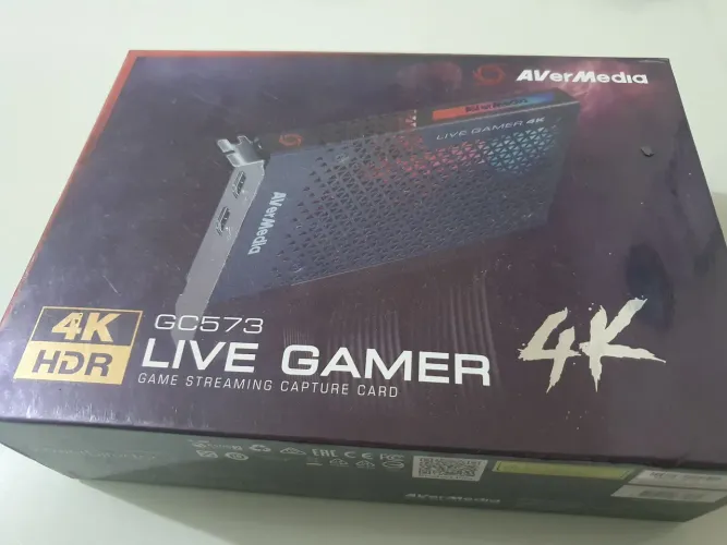 Placa de Captura 4k HDR 60fps Avermedia Live Gamer GC573