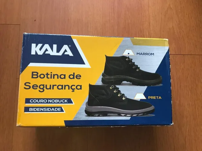 Botina de Segurança Em Couro