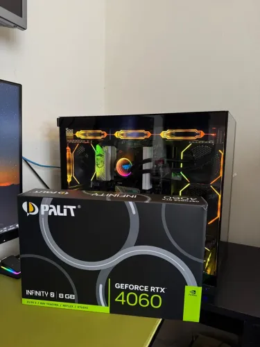 Rtx 4060 8gb palit, lacrada 24 meses de garantia