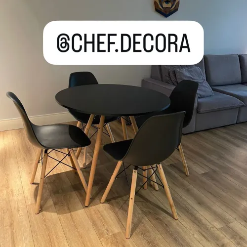 Mesa Eiffel + 4 cadeiras - PROMOÇÃO MAIO.