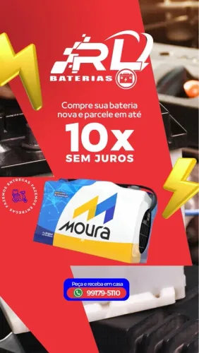 Bateria Moura - Parcelamento em até 10x sem juros!