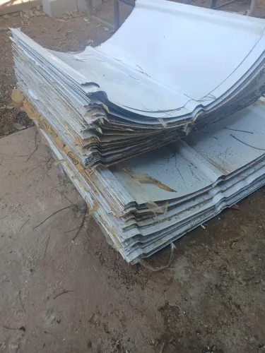 Telha de zinco pedaços de 1,10m