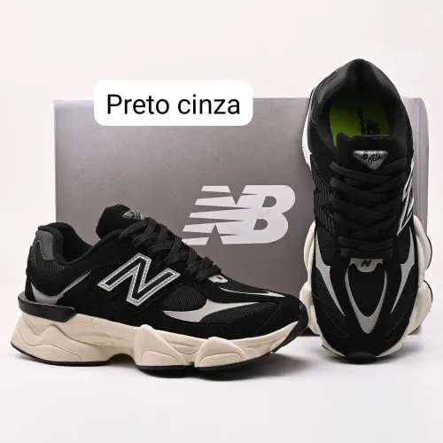 Tênis New Balance 9060 Style | Preto e Branco | Chunky, Lifestyle e Conforto Urbano