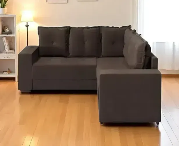 Sofá de canto veludo (DIVIDIMOS EM ATE 10X SEM JUROS)