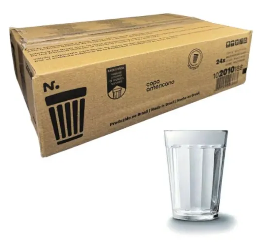 Copo Americano caixa 24 unidades 190ml